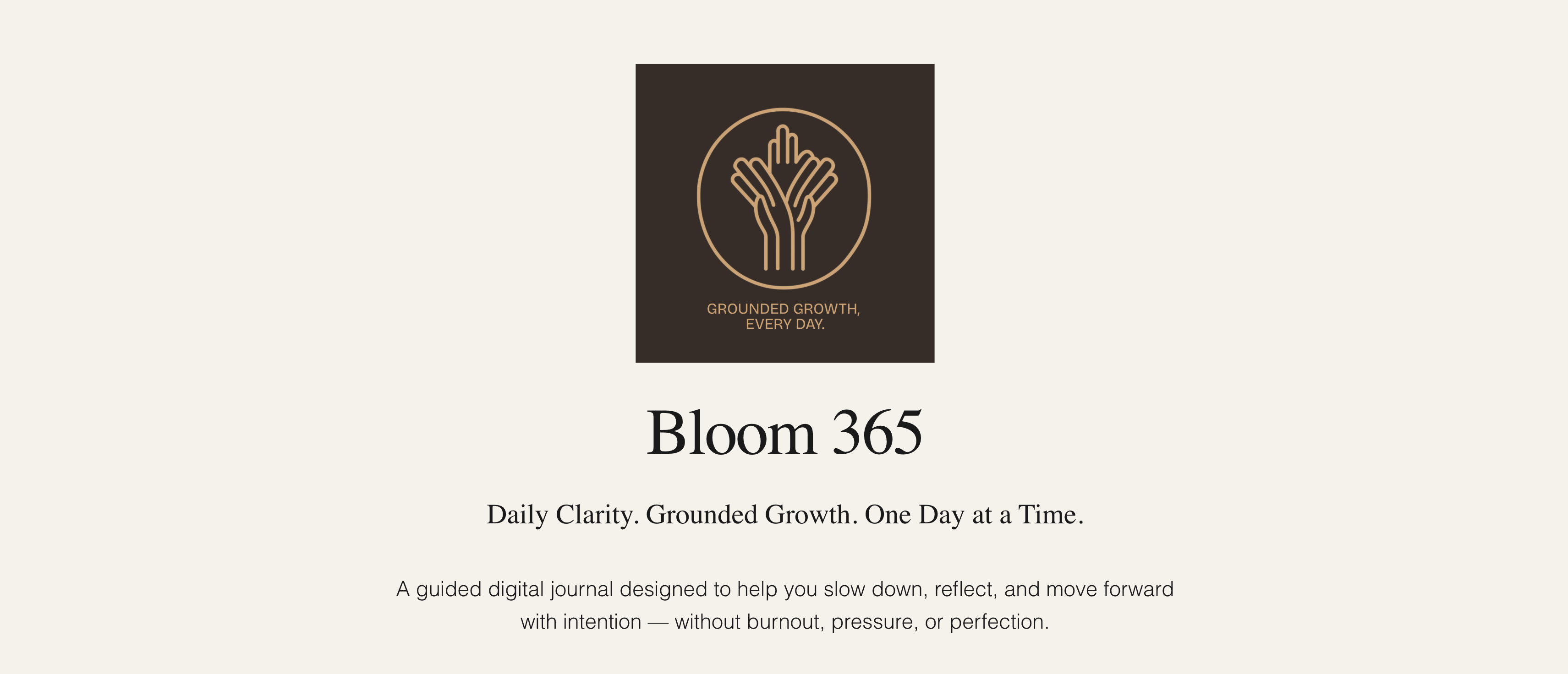 Bloom 365 App Homescreen
